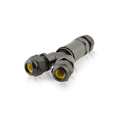 Afbeelding van Kabelconnector waterdicht 24A 450V AC 4 pins M25 Kabeldoorsneden: 14mm Drie openingen IP68 Y stuks 4m waterdiepte getest VDE &amp; CE contactdoos Aardkabel Verbindingsdoos