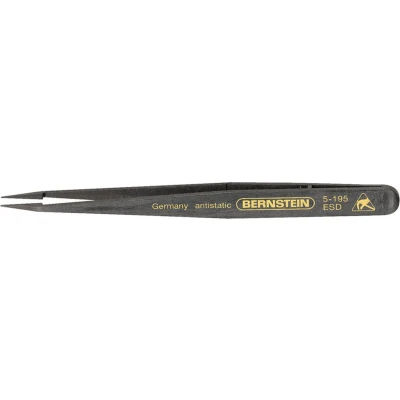 Afbeelding van Bernstein Tools for Electronics 5 195 Precisiepincet NK7 Spits, scheef 120 mm