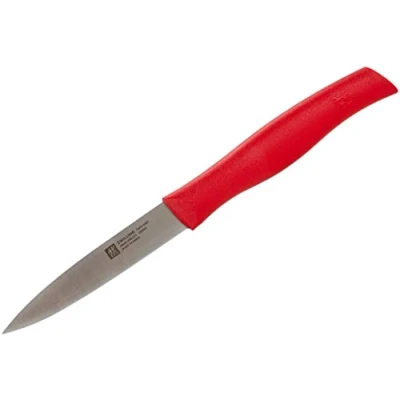 Afbeelding van Zwilling 38601090 Twin Grip spick en garneermes, Friodur lemmet, 90 mm, rood