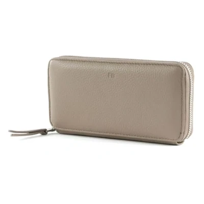 Afbeelding van FREDsBRUDER Leren Portemonnee Wallet Big BG Muddy Bruine