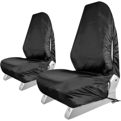 Afbeelding van Pro Plus Autostoelbeschermer Universele Set Zwart 2 stuks
