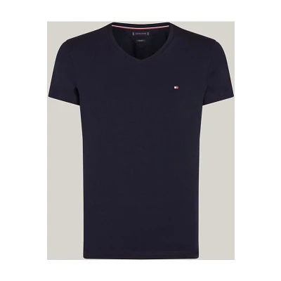 Afbeelding van Tommy Hilfiger CORE SLIM V NECK TEE Tshirt basic, Heren, Maat: XXL, Desert sky
