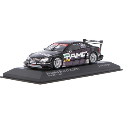 Afbeelding van the 1:43 Diecast Modelcar of Mercedes Benz CLK, Team H.W.A #10 DTM 2003. driver was J. Alesi. manufacturer scalemodel is Minichamps.This model only available online