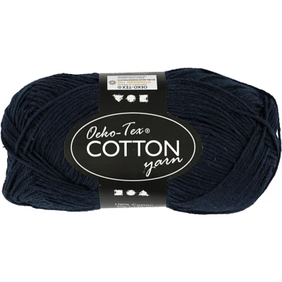 Afbeelding van Creotime katoengaren donkerblauw 170 meter