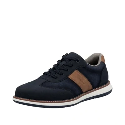 Afbeelding van Rieker Heren 04400 Sneaker Low, blauw, 43 EU, EU