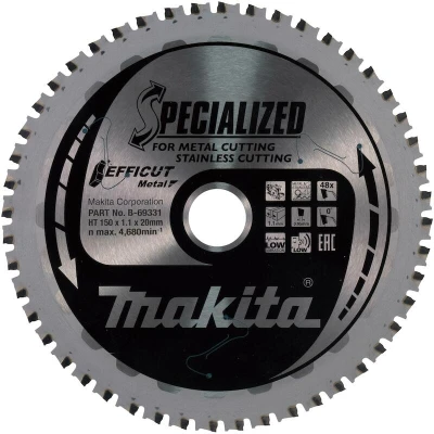 Afbeelding van Makita Cirkelzaagblad RVS en staal B 69294