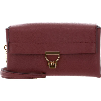 Afbeelding van COCCINELLE Leren Schoudertas Arlettis Handbag Brandy Bruine