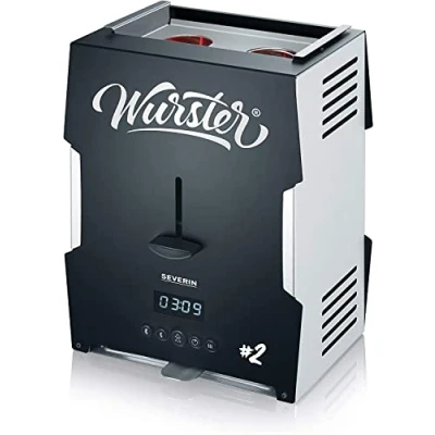 Afbeelding van Severin WT 5005 Wurster Professionele Worsten Griller 2000W Zwart/Grijs