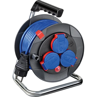Afbeelding van Brennenstuhl garant compact ip44 kabelhaspel 15m at n05v3v3 f 3g1 5 blauw 1079850