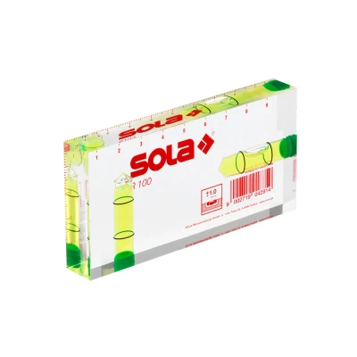 Afbeelding van SOLA Architecten waterpas 100x50x15mm R 100 Display van 10 stuks (kim waterpas) 01622142