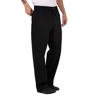 Afbeelding van Chef Works Executive unisex koksbroek visgraat zwart L