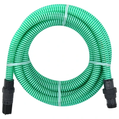 Afbeelding van vidaXL Zuigslang met PVC koppelingen 1,1&quot;;&quot;; 10 m groen