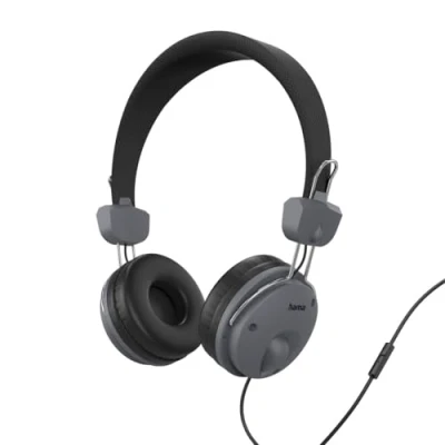Afbeelding van Hama Koptelefoon Fun On Ear Microfoon Snoerdoorvoer Één Zijde Zwart