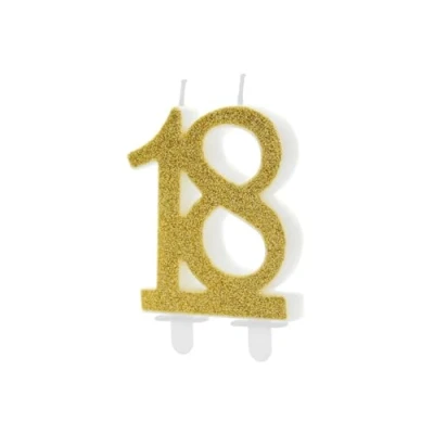 Afbeelding van Partydeco 18 Jaar Verjaardagskaars