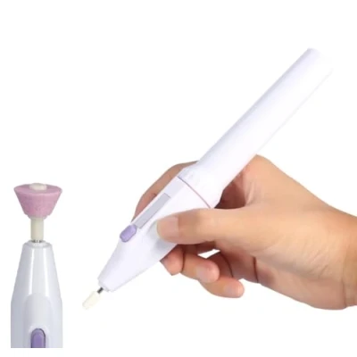 Afbeelding van elektrische nagelvijl, vijl, boor, nail art, polijstmachine, manicure, pedicuremachine met 5 bits voor beginners en professionals
