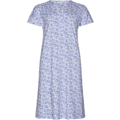Afbeelding van Pastunette Nachthemd Bloemenprint Blauw 40