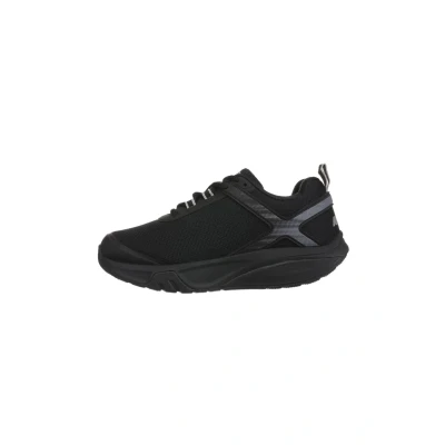 Afbeelding van MBT Sport 4 III dames hardloopschoenen in moderne stijl. Anatomische en comfortabele loopschoen, fysiologische schoenen voor comfort stabiliteit met schommelzool., Zwart, 40 EU