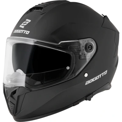 Afbeelding van Bogotto FF122 SVK Solid Helm, zwart, afmeting S voor man