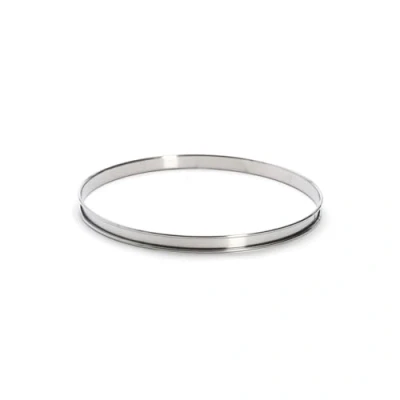 Afbeelding van de Buyer Ronde taartring van roestvrij staal diameter 24 cm, hoogte 2 cm 3091.24N