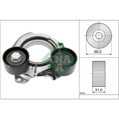 Afbeelding van Riemspanner, Poly V riem INA 534 0934 10