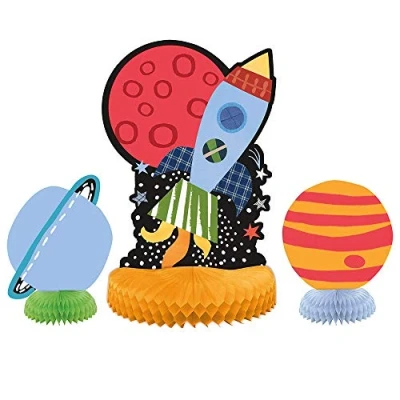 Afbeelding van Tafeldecoratie Outer Space 3 stuks