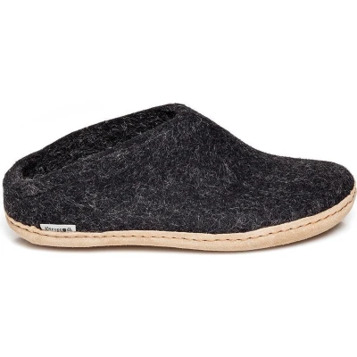 Afbeelding van Glerups Pantoffels, Dames, Maat: 40, Charcoal Wol