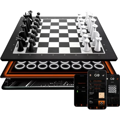 Afbeelding van GOChess Elektronisch Schaakspel Schaakcomputer Schaakbord met Schaakstukken AI Inclusief App