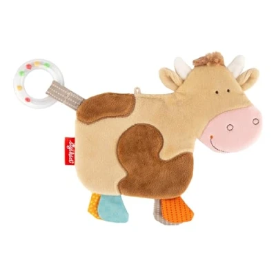 Afbeelding van sigikid® knisperdoek koe kleurrijk voor kinderen