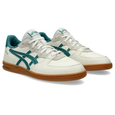 Afbeelding van Asics Sportstyle Skyhand OG Unisex Sneakers laag, Maat: 38, Cream/rainy lake Leer en imitatieleer