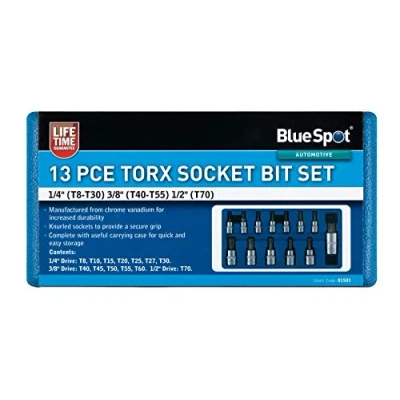 Afbeelding van Blue Spot Tools 01503 Torx steeksleutelset (T8 T70)