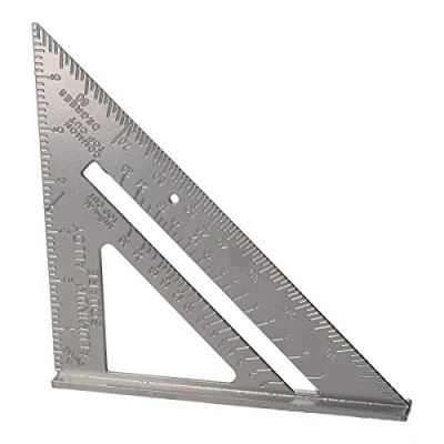 Afbeelding van 6 &quot;Aluminium Speed Square Meten Rafter Dakbedekking Driehoek Schrijnwerk Gids