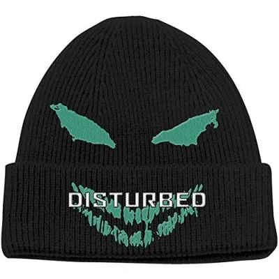 Afbeelding van Disturbed Green Face Beanie Muts Zwart