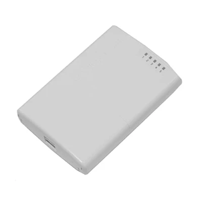 Afbeelding van MikroTik PowerBox, RB750P, PBr2 PowerBox 64MB RAM, 5xLAN (vier met PoE, OUT), L4, buiten, PS..., Router, Wit