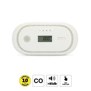 Afbeelding van Alecto COA2650 Koolmonoxidemelder met 10 jaar sensor en display, wit (opvolger COA 26) White