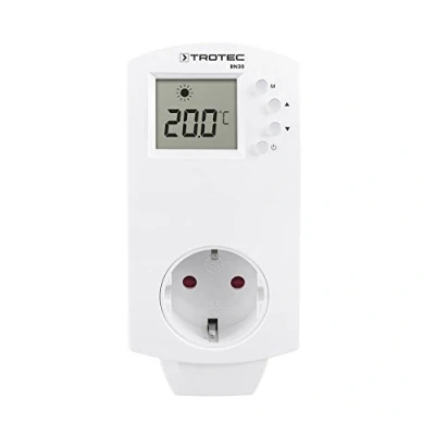 Afbeelding van TROTEC BN30 Stekkerthermostaat, thermoschakelaar voor infraroodverwarming, kamerthermostaat, 5 30 C