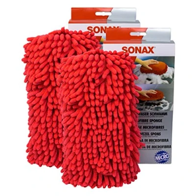 Afbeelding van SONAX 2 x 04281000 microvezel spons autowas 1 stuk