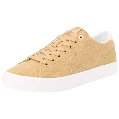 Afbeelding van Tommy Hilfiger Summer Sneakers laag, Heren, Maat: 40, Classic khaki Textiel/ synthetisch
