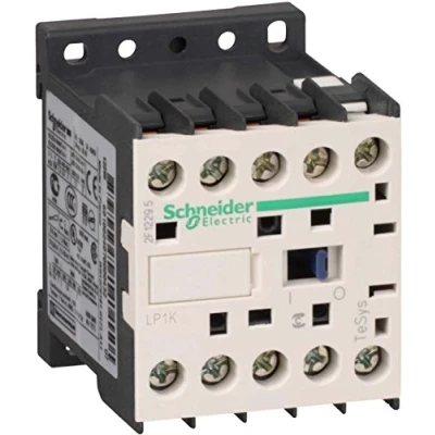Afbeelding van Schneider LP1K1201BD vermogensbescherming, 3p, 5,5kW/400V/AC3, 12A, 24V DC, 24V, wit