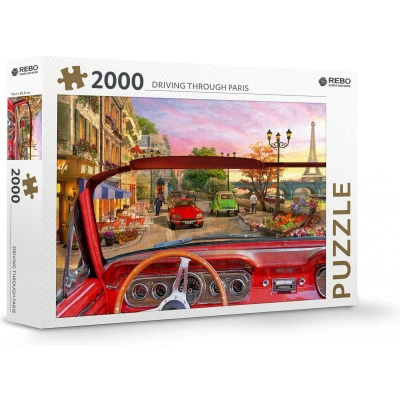 Afbeelding van Rebo Productions Legpuzzel Driving Through Paris 2000 Stukjes