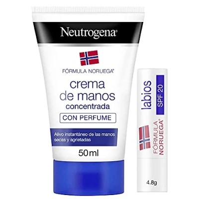 Afbeelding van Neutrogena Scented Hand Cream 50ml + Lip Care Spf 20 4.8g