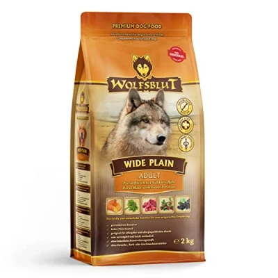 Afbeelding van Wolfsblut Wide Plain 2 kg paard droogvoer hondenvoer graanvrij