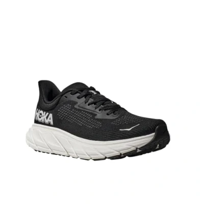 Afbeelding van HOKA Arahi 7 Stabiliteit hardloopschoenen, Dames, Maat: 36 2/3, Black/white Textiel/ synthetisch