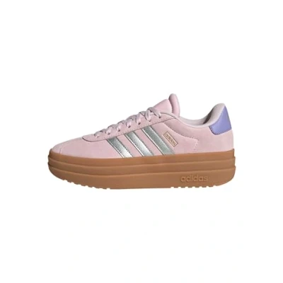 Afbeelding van adidas Uniseks Kind VL COURT BOLD SHOES JUNIOR, Clear Pink/Silver Metallic/Gold Metallic, 35 1/2 EU