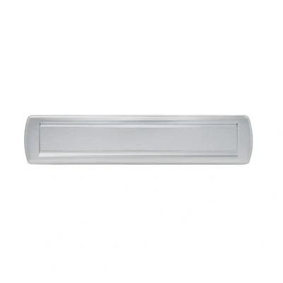 Afbeelding van AXA Curve Plus briefplaat los deurdikte 38 t/m 54 aluminium geanodiseerd geslepen F1