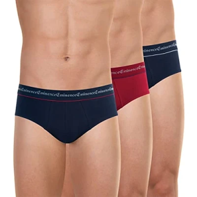 Afbeelding van Eminence Set van 3 zakelijke slips, Blauw, L