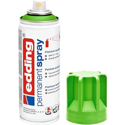 Afbeelding van Edding 5200 Permanent Spray Premium Acrylverf Geelgroen Mat Ral 6018