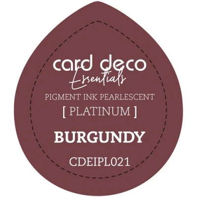 Afbeelding van Card Deco Essentials Pigment Ink Pearlescent Burgundy