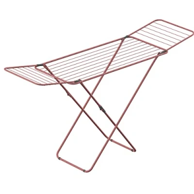 Afbeelding van Rörets droogrek Sussi Rosé vergrendelbare vleugels veiligheidsvergrendeling 52 x 176 96 cm 18 m droogoppervlak design en kwaliteit van het sterkste Zweden