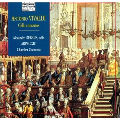 Afbeelding van Alexandre Debrus, Arpeggio Chamber Orchestra Vivaldi: Cello Concertos (CD)