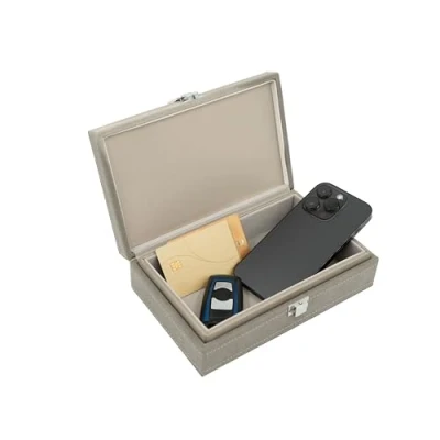 Afbeelding van Recalma Faraday Box Sleutelbox voor Autosleutels Autosleutel kluis antidiefstal Keyless Entry RFID Vervanger sleuteltasjes